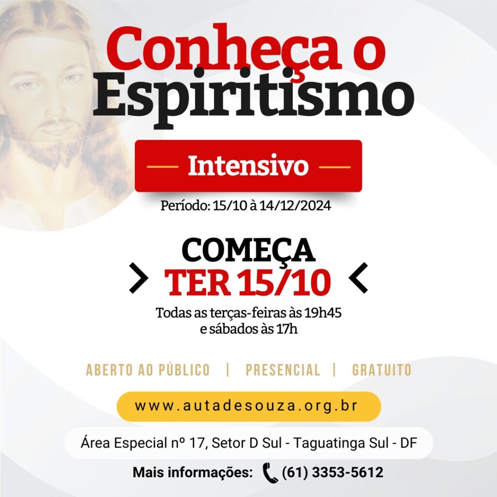 Conheça o Espiritismo – Intensivo